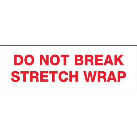 2" x 110 yds. - "Do Not Break Stretch Wrap" (18 Pack) Tape Logic<span class='rtm'>®</span>Messaged Carton Sealing Tape